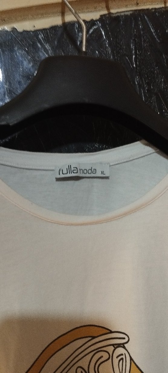 Beyaz Baskılı Erkek Tişört - Görsel 2