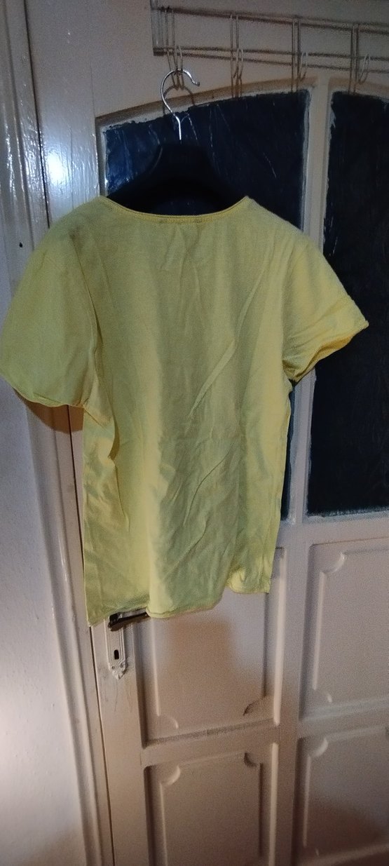 Sarı erkek Kısa Kollu Tişört - Görsel 2