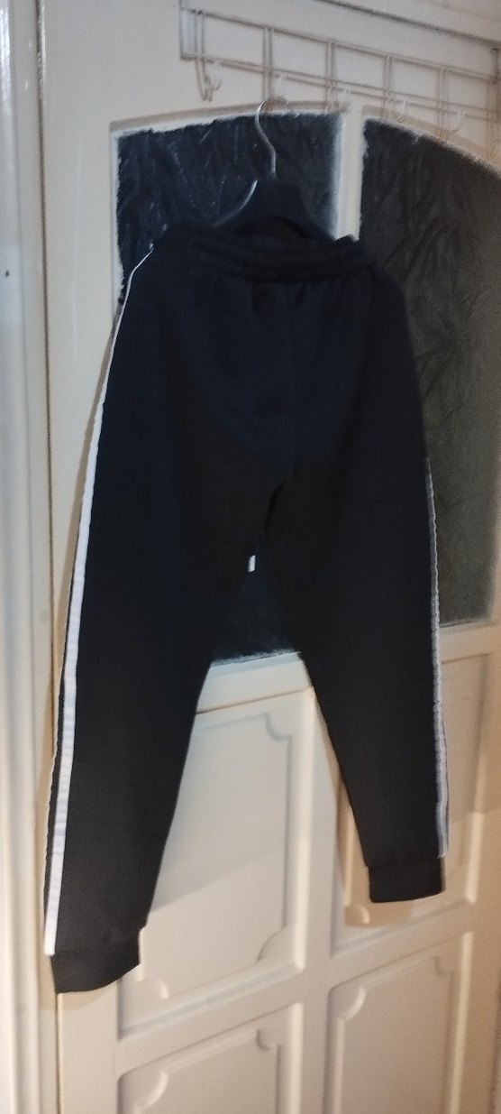 Adidas Siyah Rahat Kesim Erkek Eşofman Altı - Görsel 3