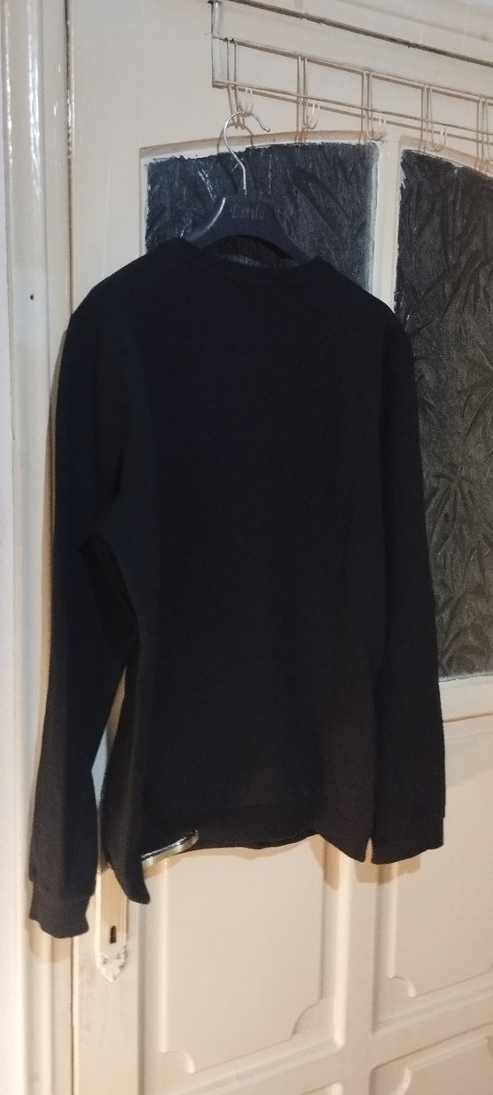 Siyah Erkek Sweatshirt - Görsel 3