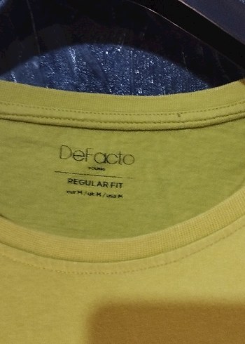 Erkek Sarı Kısa Kollu Tişört - Görsel 3