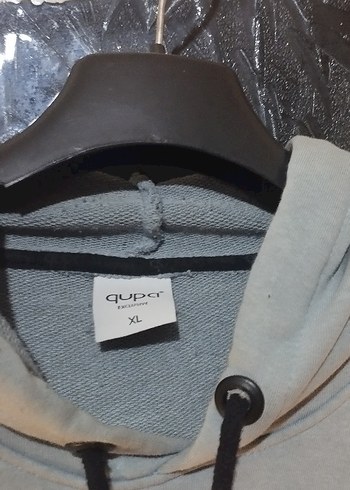 Gri Kadın erkek Sweatshirt, Uzun Kollu, Rahat Kesim - Görsel 3