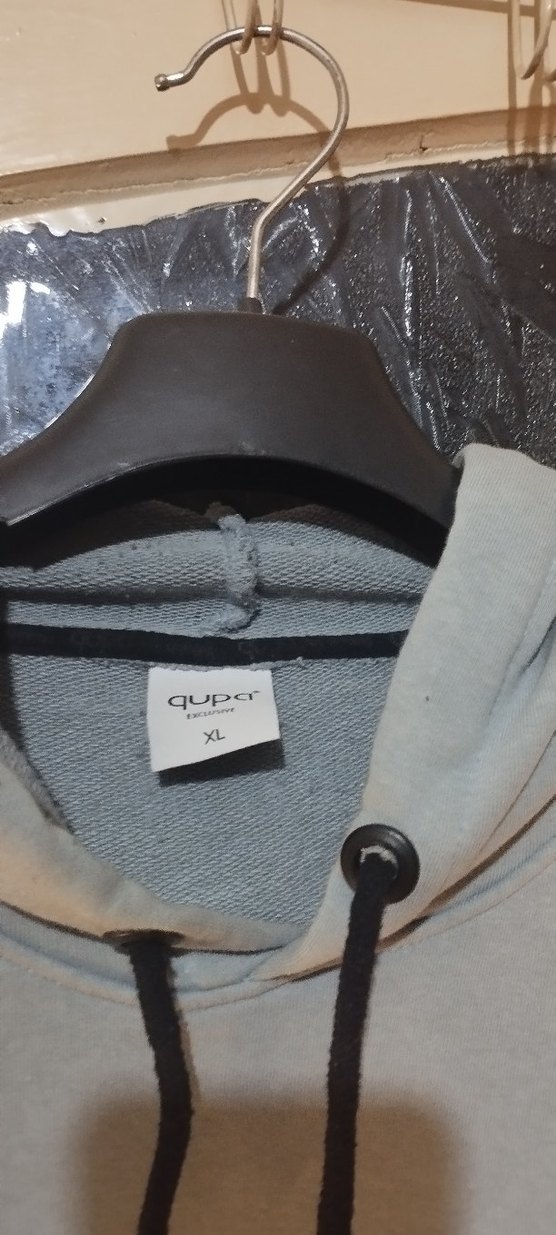 Gri Kadın erkek Sweatshirt, Uzun Kollu, Rahat Kesim - Görsel 3