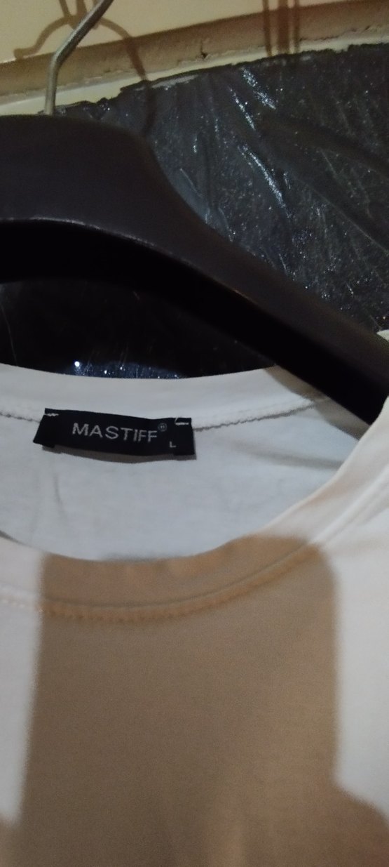 Baskılı Beyaz Oversize Erkek Tişört - Görsel 2