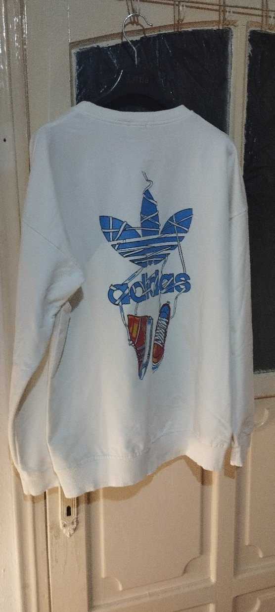 Adidas Beyaz Kadın Sweatshirt - Görsel 2