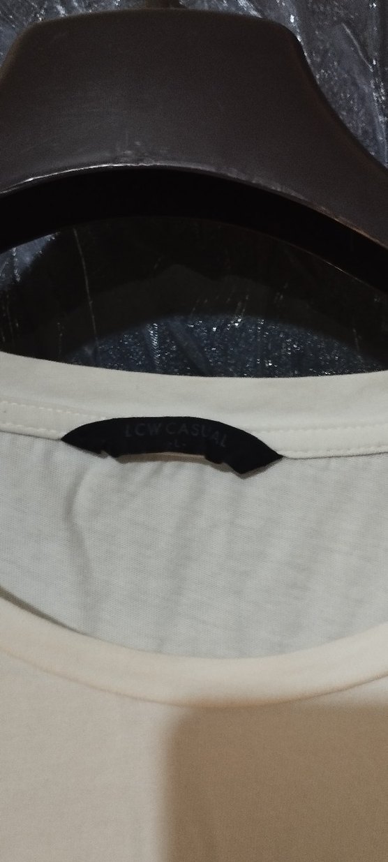 Erkek k Mavi Çizgili Pamuklu Tişört - Görsel 3