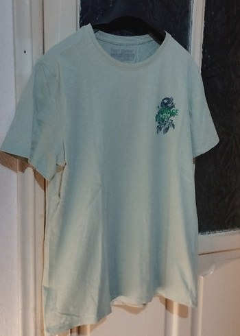 Erkek Gri Baskılı Kısa Kollu Tişört - Görsel 4