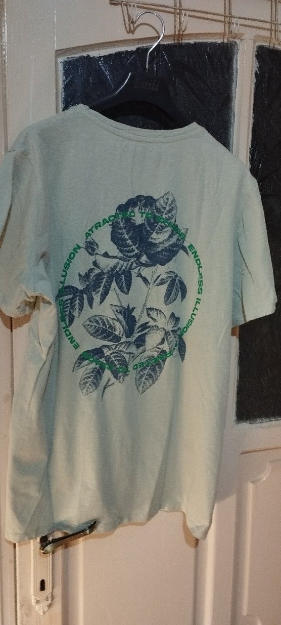 Erkek Gri Baskılı Kısa Kollu Tişört - Görsel 2