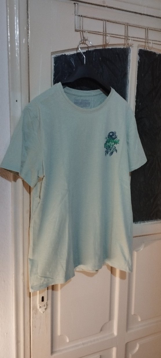 Erkek Gri Baskılı Kısa Kollu Tişört - Görsel 4