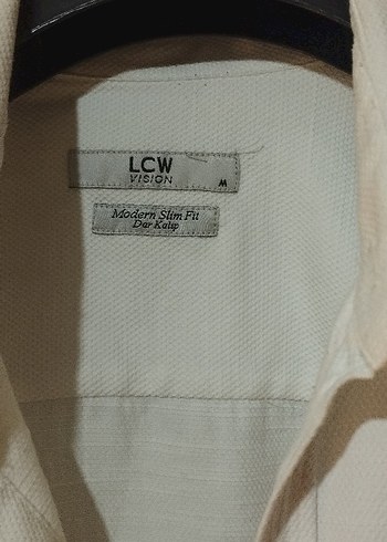 Düğmeli Beyaz Keten Erkek Gömlek - Görsel 3