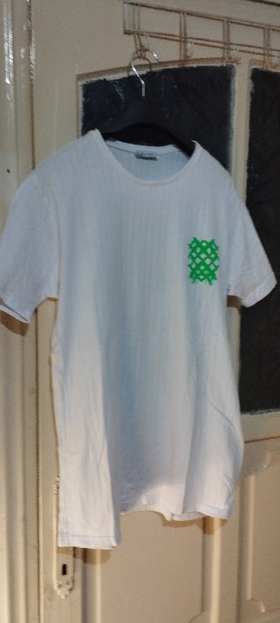 Yeşil Baskılı Erkek Tişört - Görsel 3