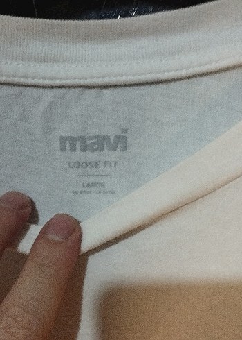 Beyaz Oversize Baskılı Erkek Tişört - Görsel 3