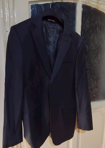 Düğmeli Siyah Erkek Takım Ceketi - Görsel 4