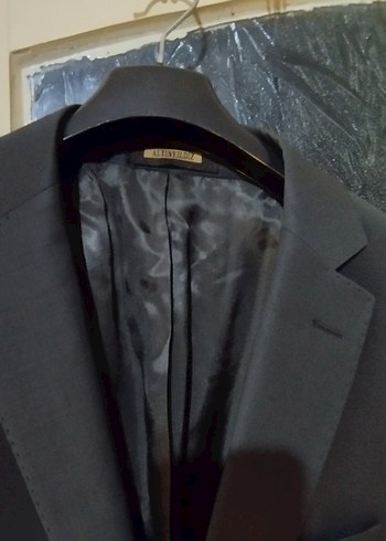 Düğmeli Siyah Erkek Takım Ceketi - Görsel 2