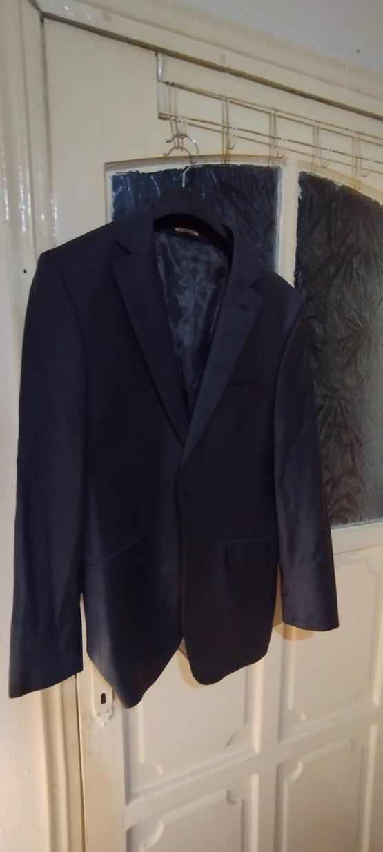 Düğmeli Siyah Erkek Takım Ceketi - Görsel 4