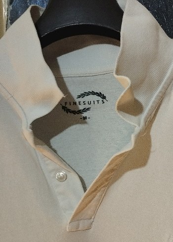 Erkek Gri Keten Polo Yaka Tişört - Görsel 2