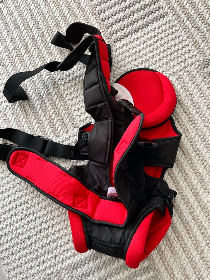 Babyplus kanguru / Kırmızı Siyah Bebek Taşıyıcı - Görsel 2