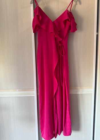 Pembe Uzun Kadın Tulum