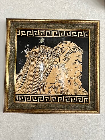 Çini tablo (zeus&hera)