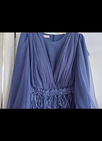 Tesettür abiye elbise - Görsel 3