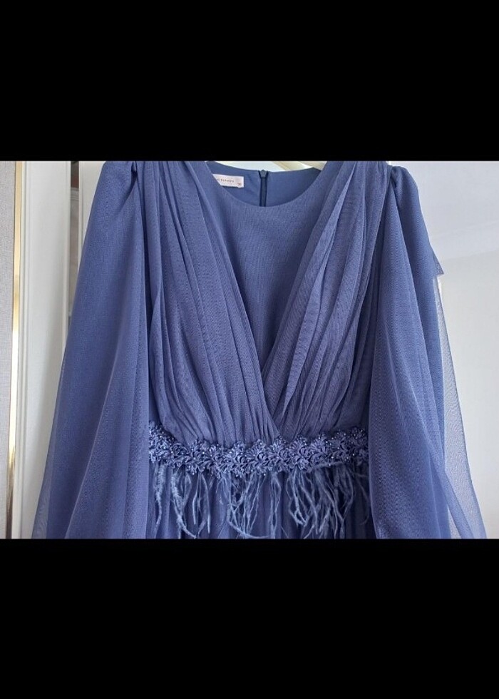 Tesettür abiye elbise - Görsel 3