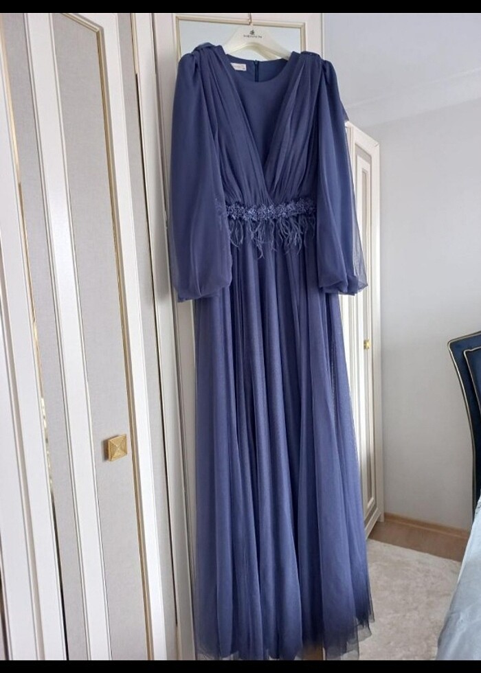 Tesettür abiye elbise - Görsel 5