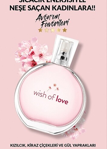 Avon Wish of Love Kadın Parfüm EDT 50 ML
