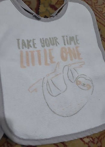 Gri Desenli Bebek Önlükleri 3'lü Set - Görsel 4