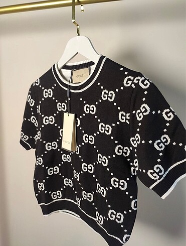 s Beden siyah Renk Gucci Triko Crop