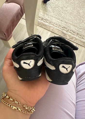 Çocuk Siyah Puma Spor Ayakkabı - Görsel 2