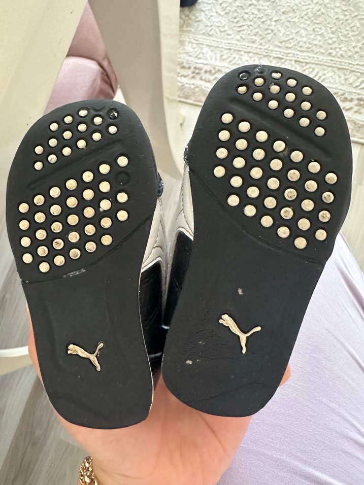 Çocuk Siyah Puma Spor Ayakkabı - Görsel 4