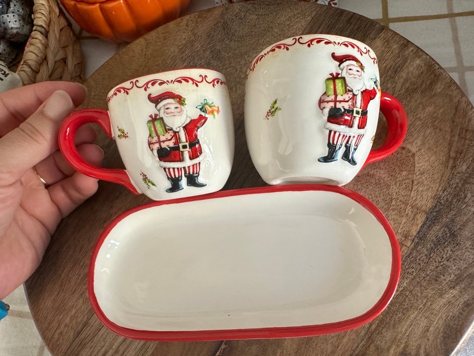 Noel Temalı kahve fincan takımı - Görsel 2