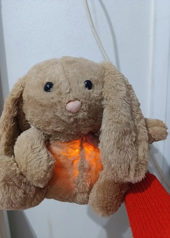 Işıklı Nefes  Alan Peluş Tavşan Oyuncak - Görsel 2