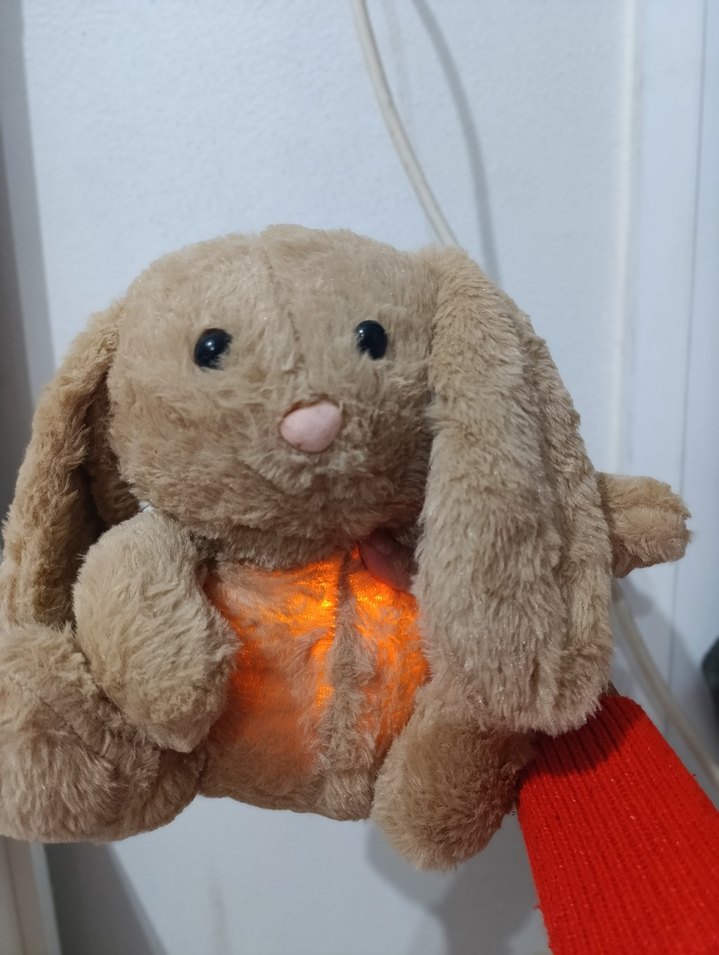 Işıklı Nefes  Alan Peluş Tavşan Oyuncak - Görsel 2