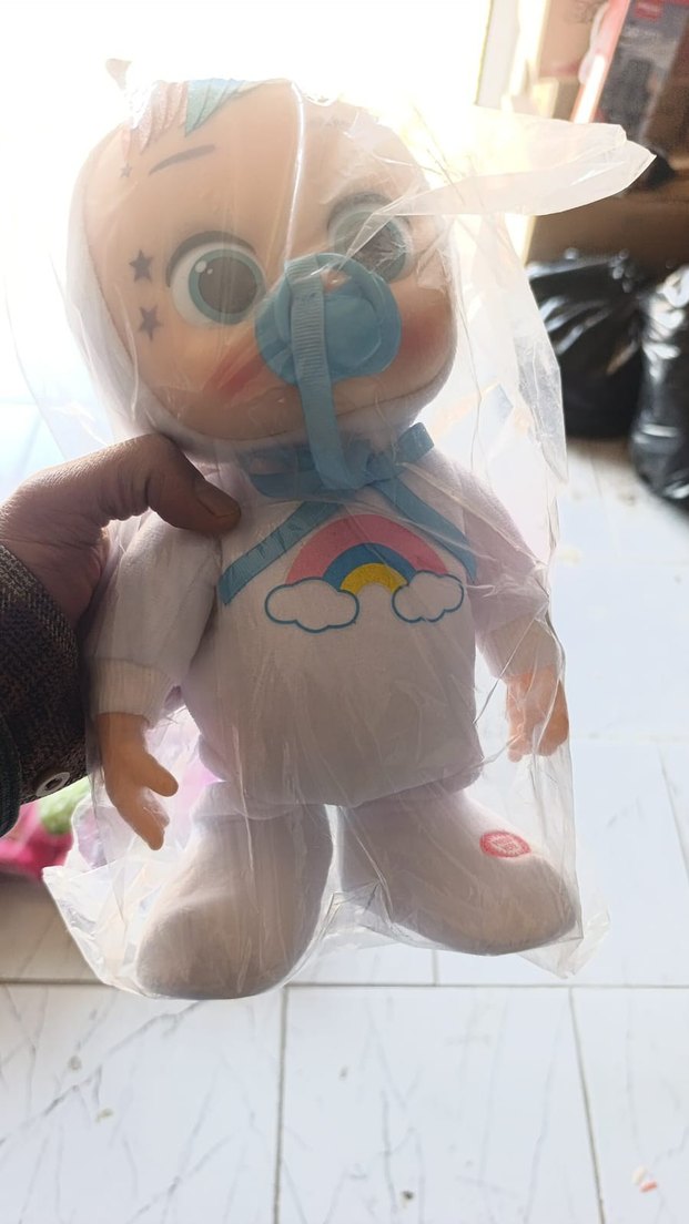 Yürüyen Gökkuşağı Desenli Bebek - Görsel 2