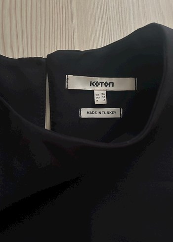 Koton, 34 beden siyah elbise - Görsel 3