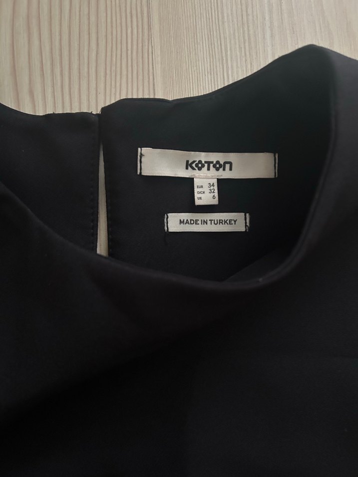 Koton, 34 beden siyah elbise - Görsel 3
