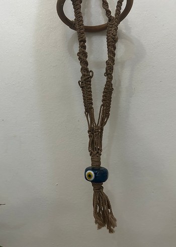 Sıfır, Makrome saksılık nazar boncuklu - Görsel 8