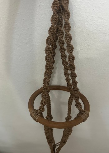 Sıfır, Makrome saksılık nazar boncuklu - Görsel 6