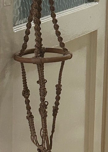 Sıfır, Makrome saksılık nazar boncuklu - Görsel 2