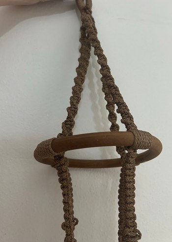 Sıfır, Makrome saksılık nazar boncuklu - Görsel 5