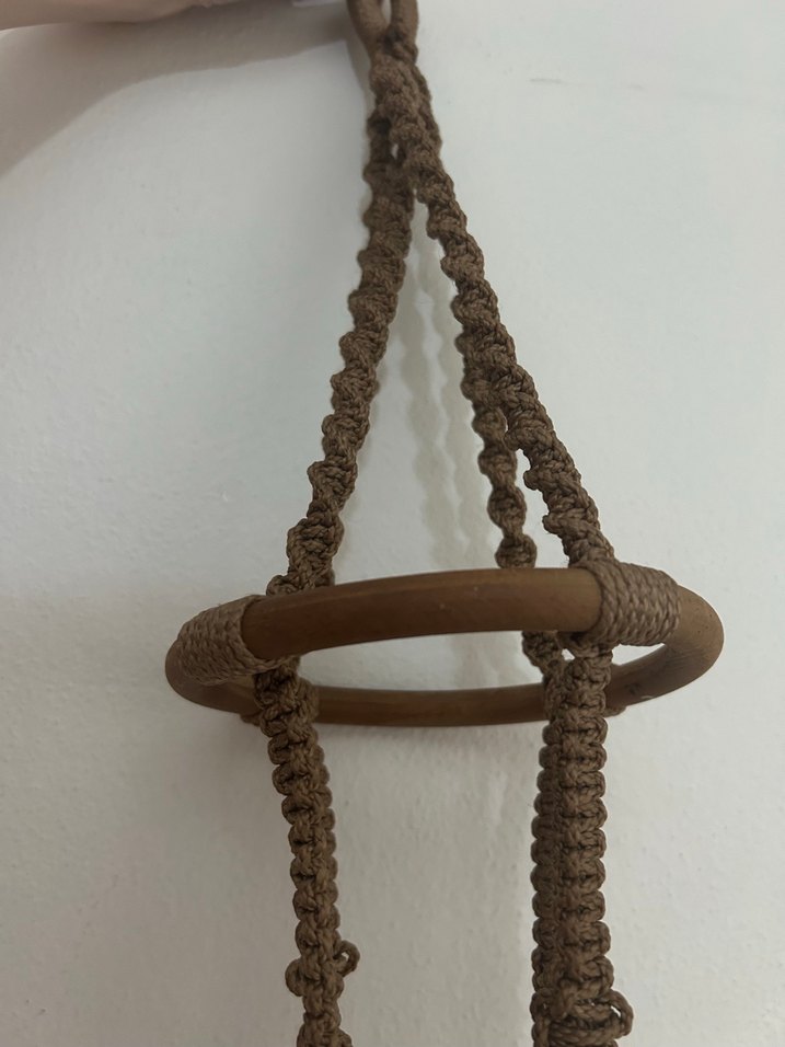 Sıfır, Makrome saksılık nazar boncuklu - Görsel 5