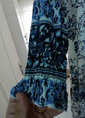 42 Beden mavi Renk Yazlık elbise 
