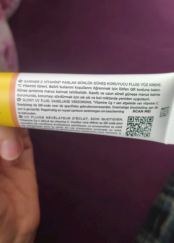 Garnier Vitamin C SPF 50+ Güneş Koruyucu Krem - Görsel 3