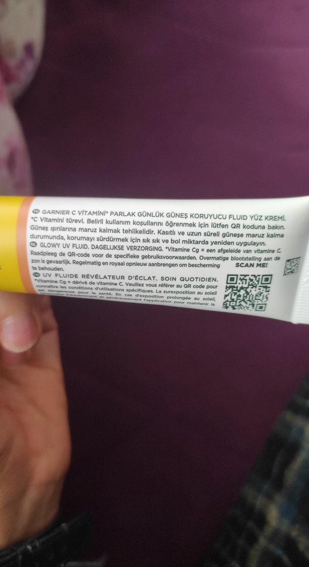 Garnier Vitamin C SPF 50+ Güneş Koruyucu Krem - Görsel 3