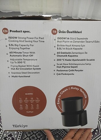 Kumtel xl Airfryer  - Görsel 2