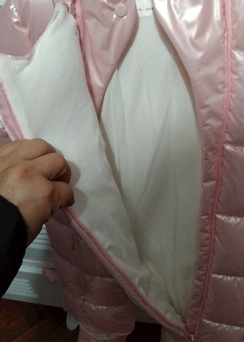 Pembe Bebek Kız Tulumu Fermuarlı - Görsel 5