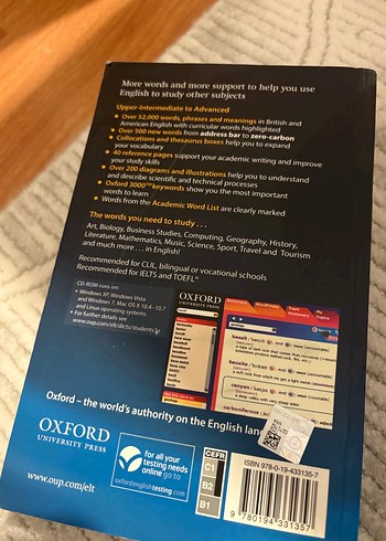 Oxford sözlük İngilizce-İngilizce - Görsel 5