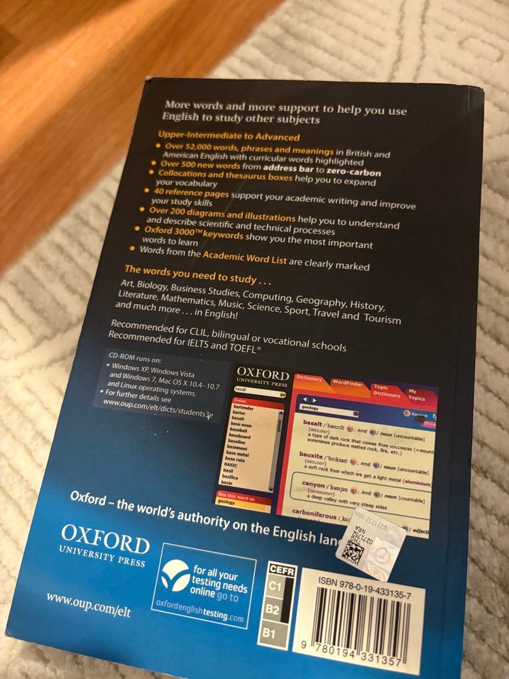 Oxford sözlük İngilizce-İngilizce - Görsel 5