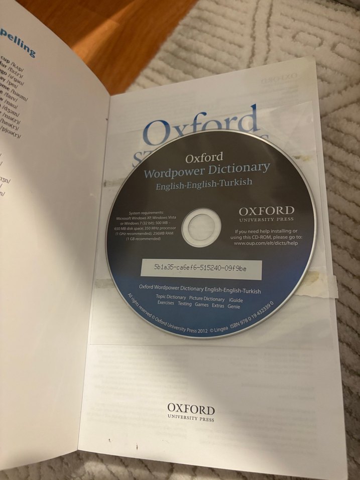 Oxford İngilizce-Türkçe Sözlük - Görsel 3